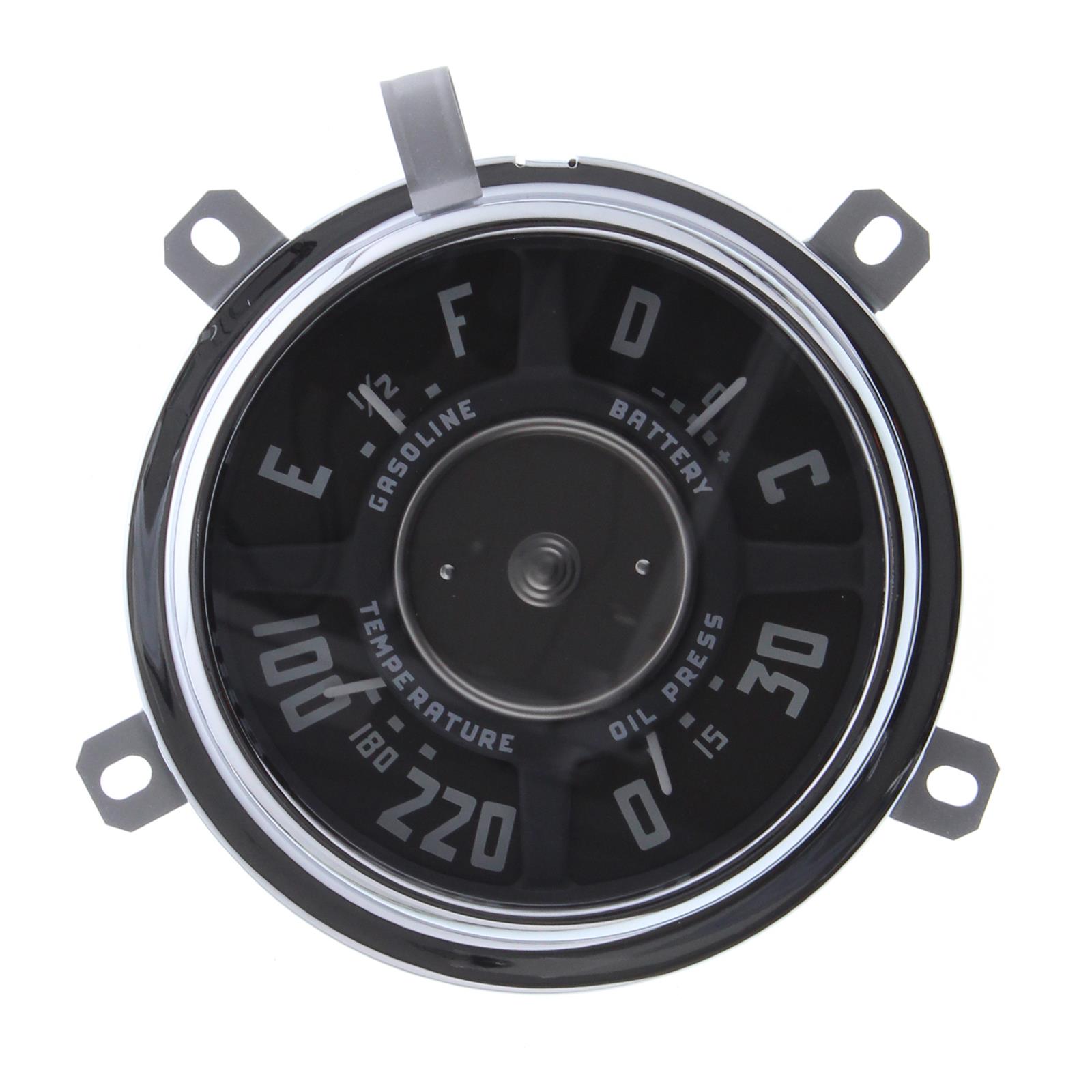 Summit Racing Sum Rp22075 Summit Racing™ Direct Fit Restoration Instrument Gauge Panel 4554