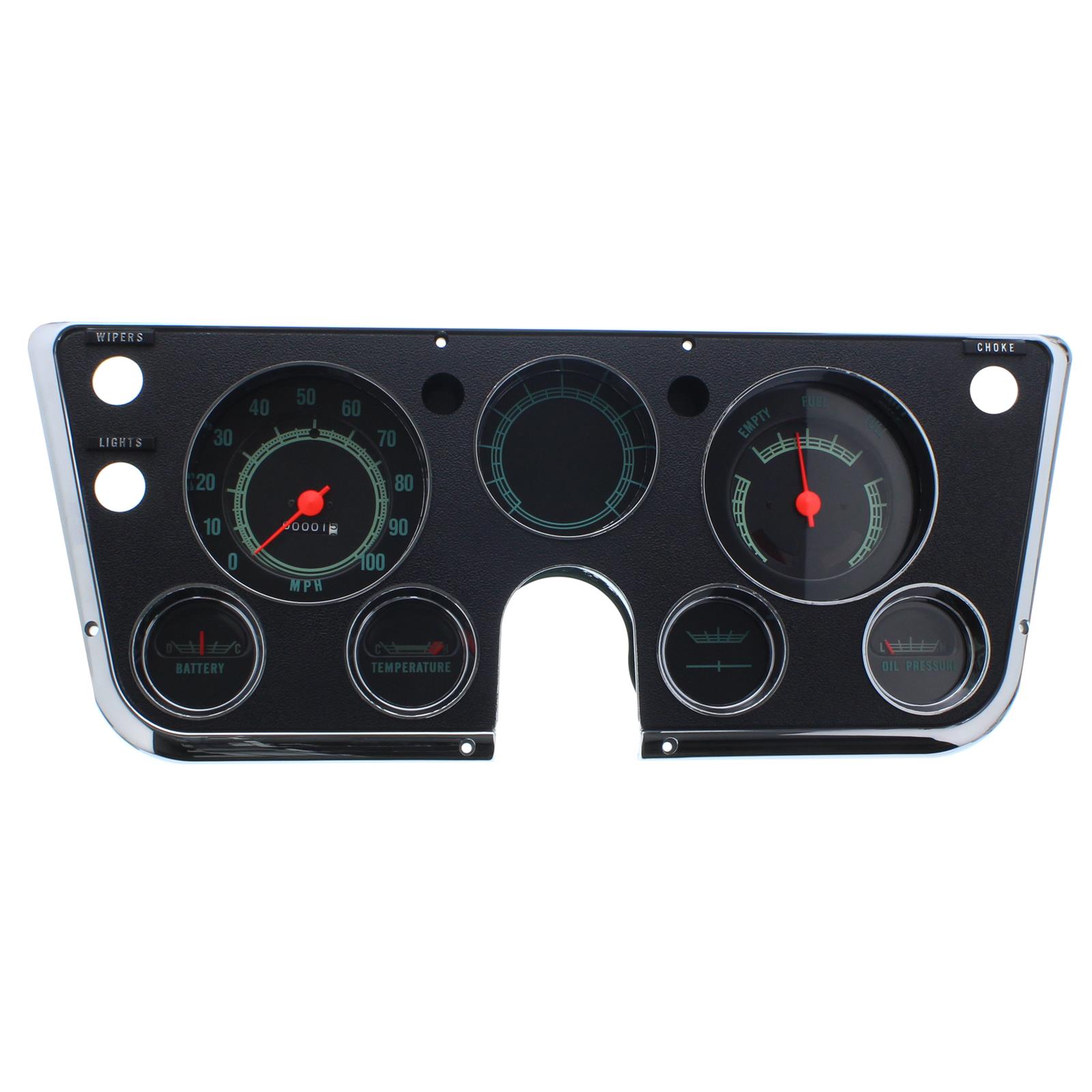 Summit Racing Sum Rp22096 Summit Racing™ Direct Fit Restoration Instrument Gauge Panel 3216