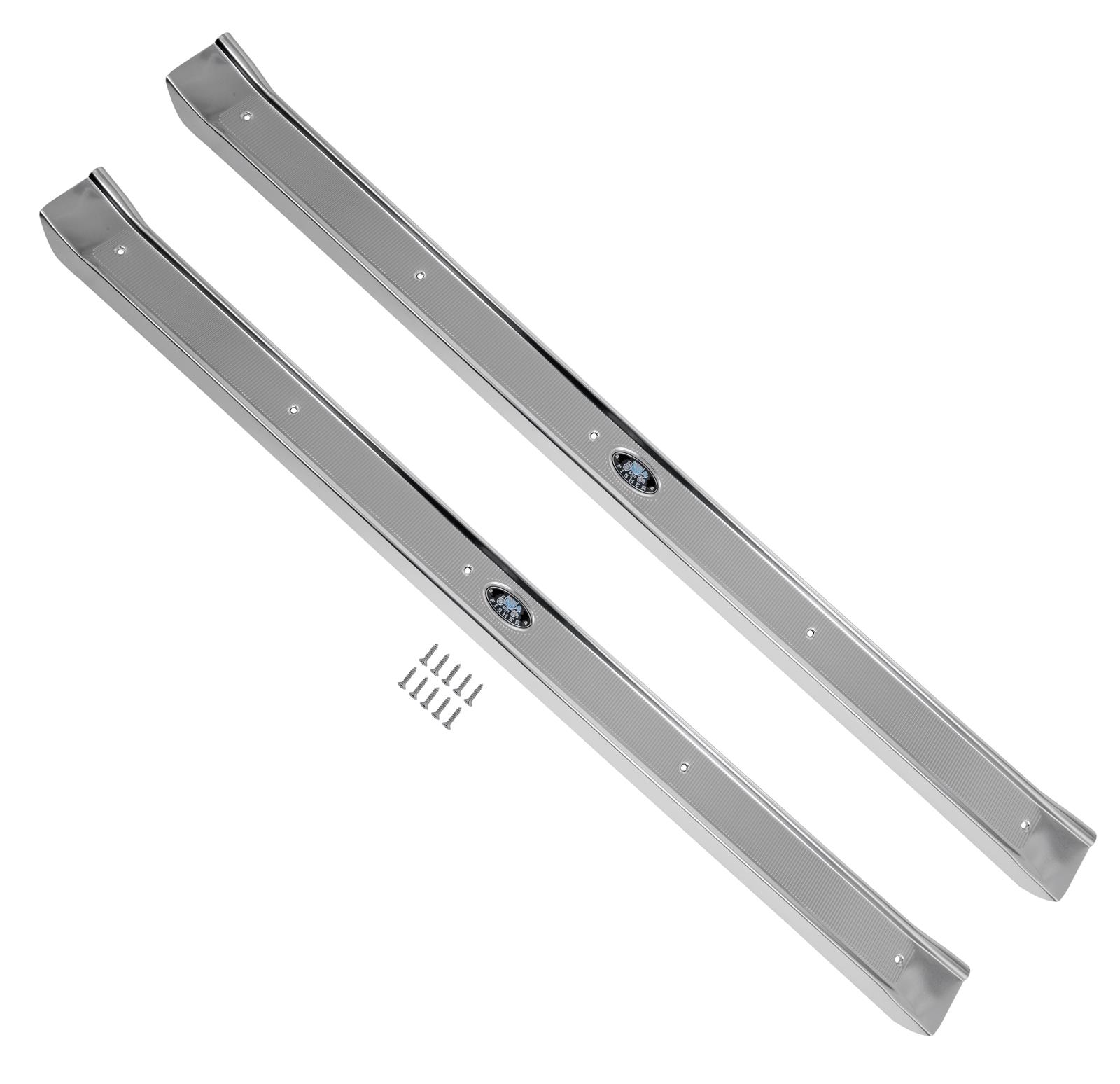シルバープレート Summit Racing SUM-RP24797 Summit Racing™ Direct-Fit Door Sill