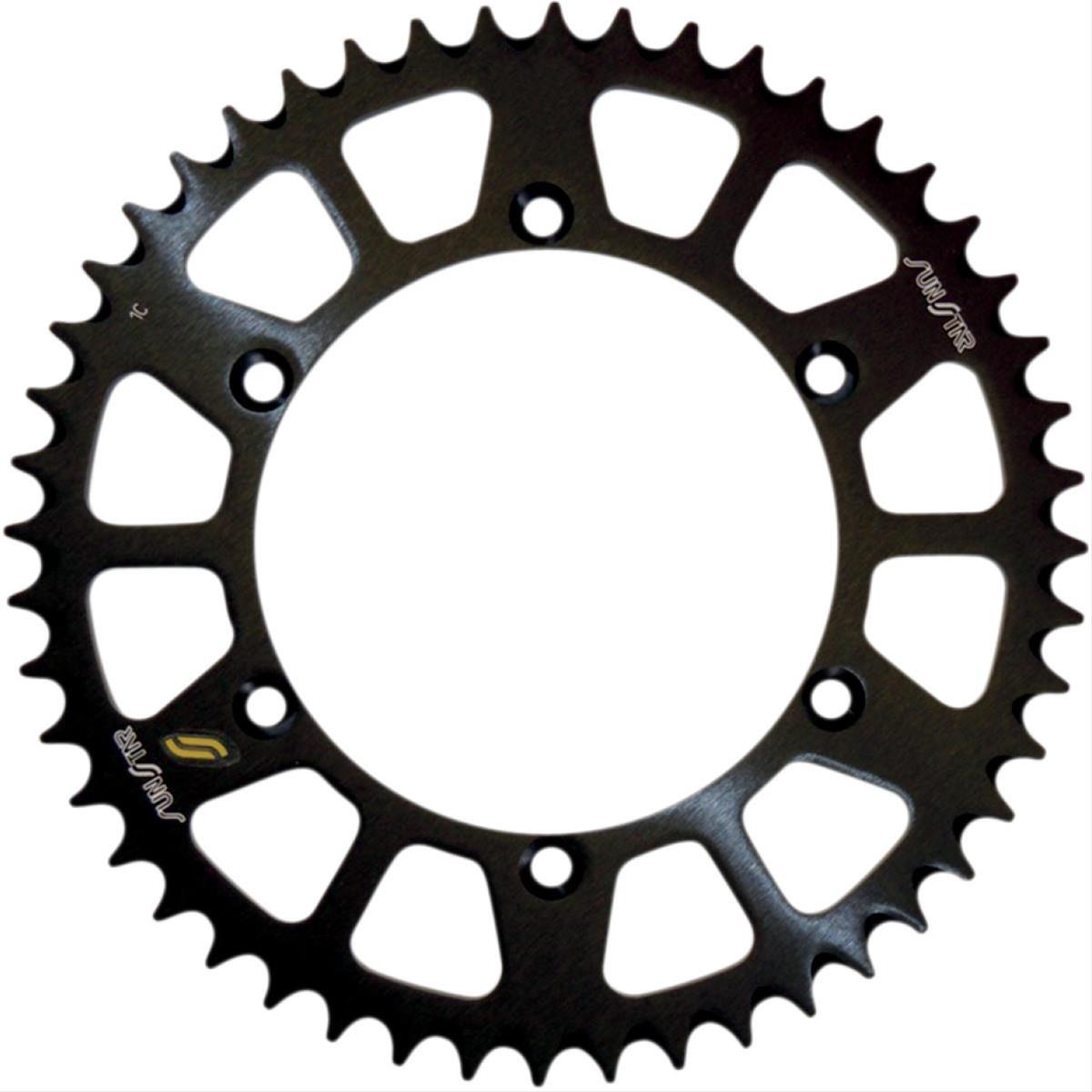 Sunstar Sprockets 5001139BK Sunstar Works Triplestar Aluminum