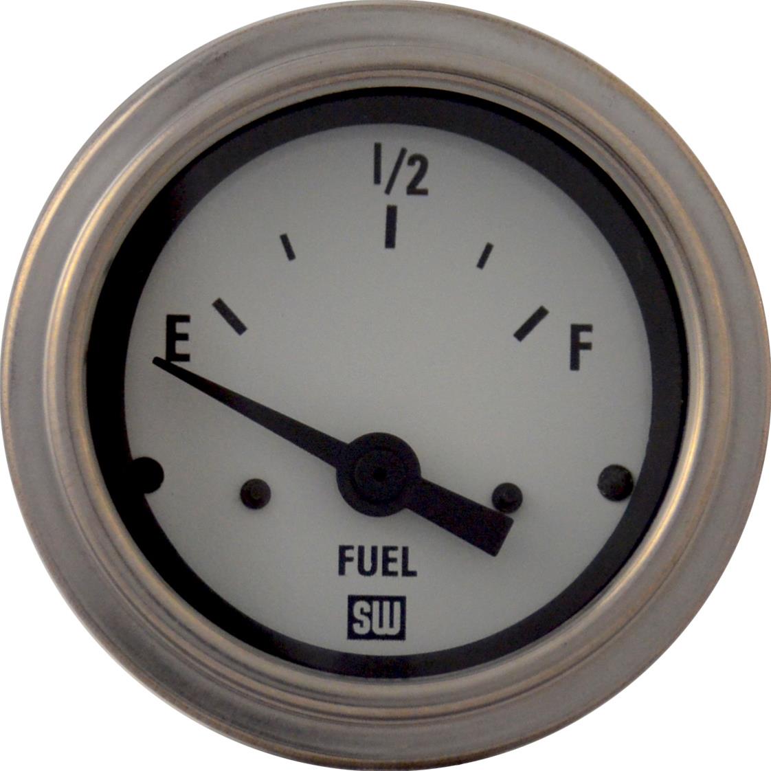 Stewart Warner 82303WHT Stewart Warner Deluxe Series Gauges Summit