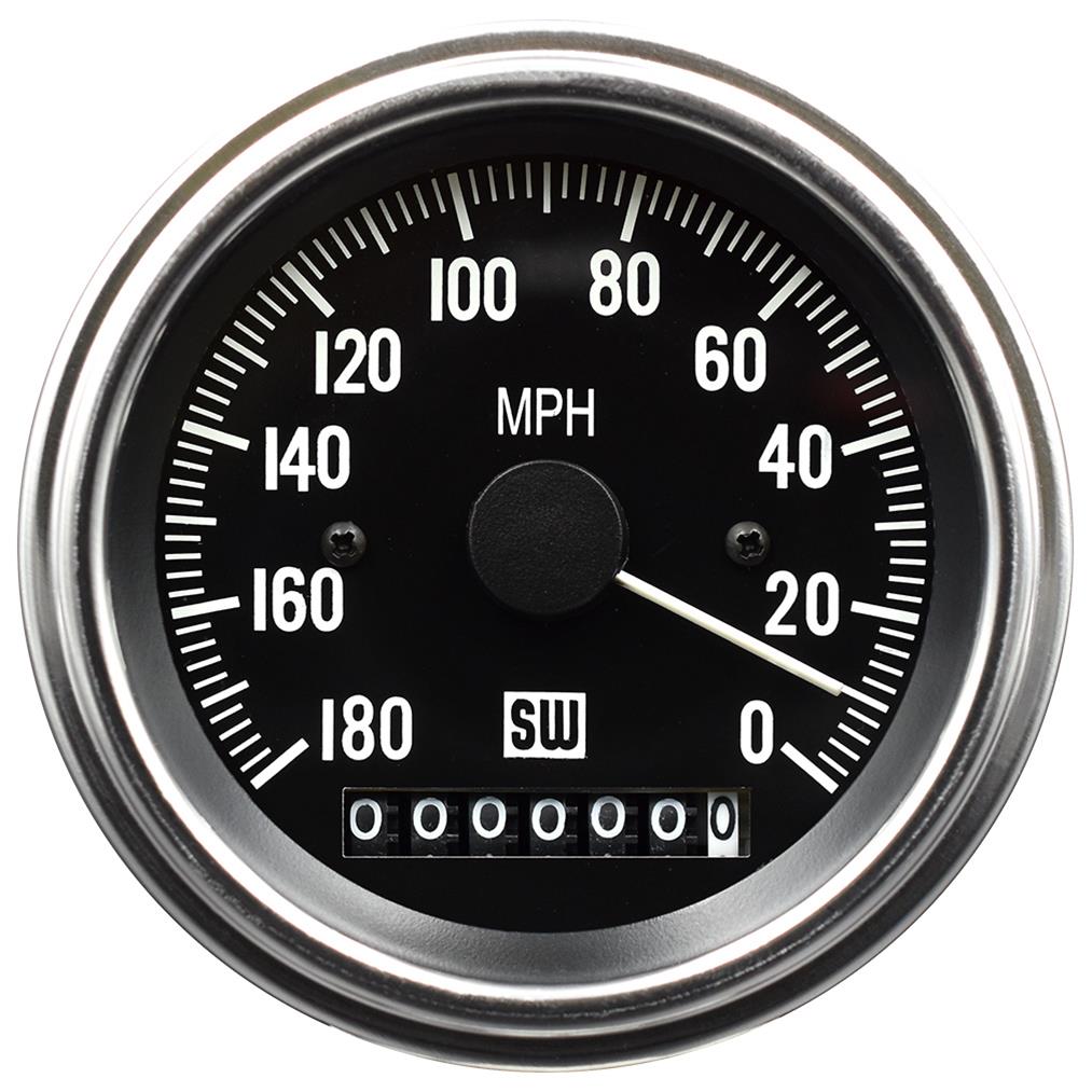 Stewart Warner 82962 Stewart Warner Deluxe Series Speedometers Summit Racing