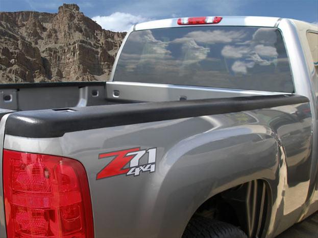 Stampede Rail Topz Bed Caps for 2007-2013 SILVERADO 1500 - BRC0024H Caps, Topz, Smooth, Plastic, Black, Chevy, Pair thumbnail 2