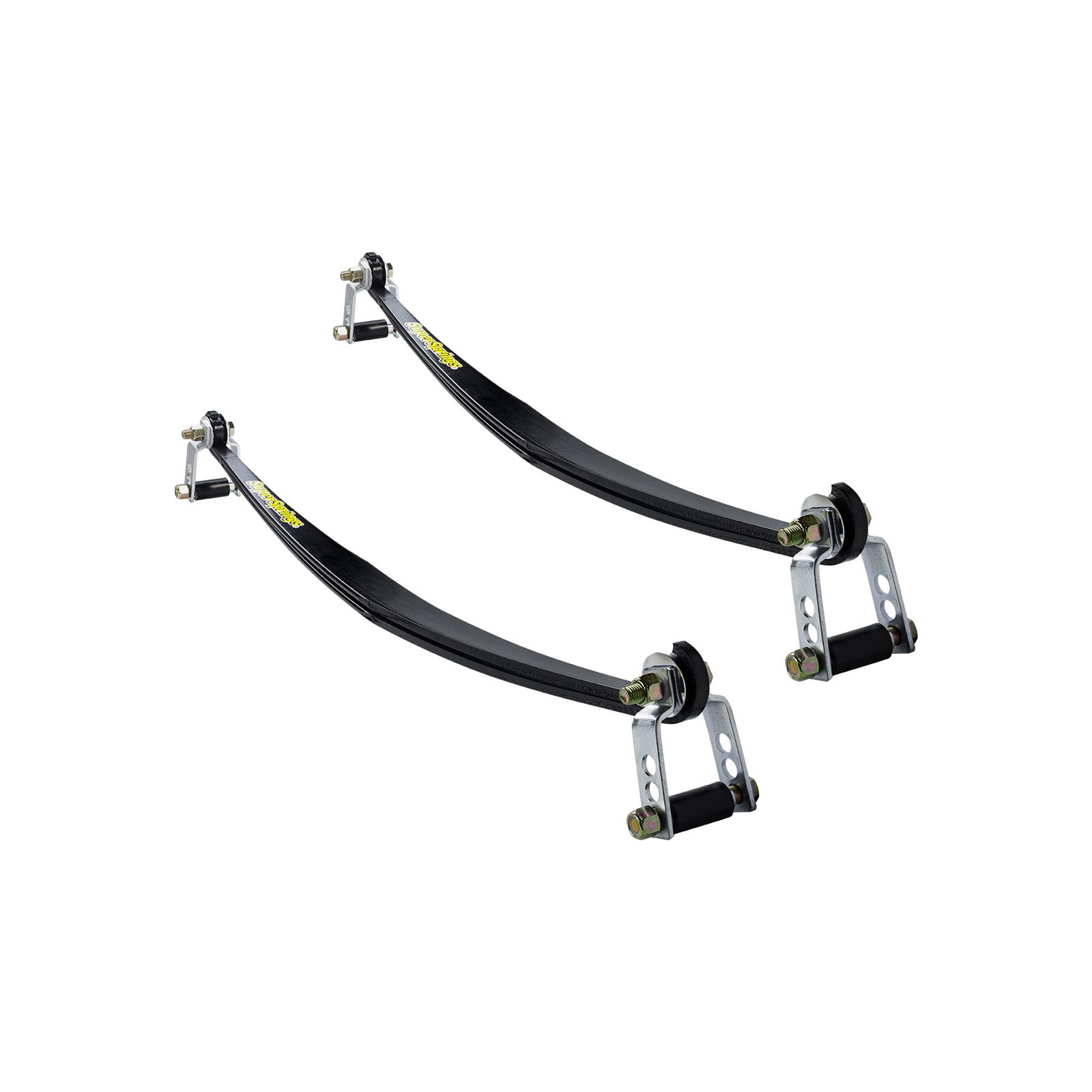 SuperSprings Suspension Helper Springs SSA15 Spring, SuperSpring, Black Powdercoated, Chevy, GMC, Ford, Dodge, Ram, Pair