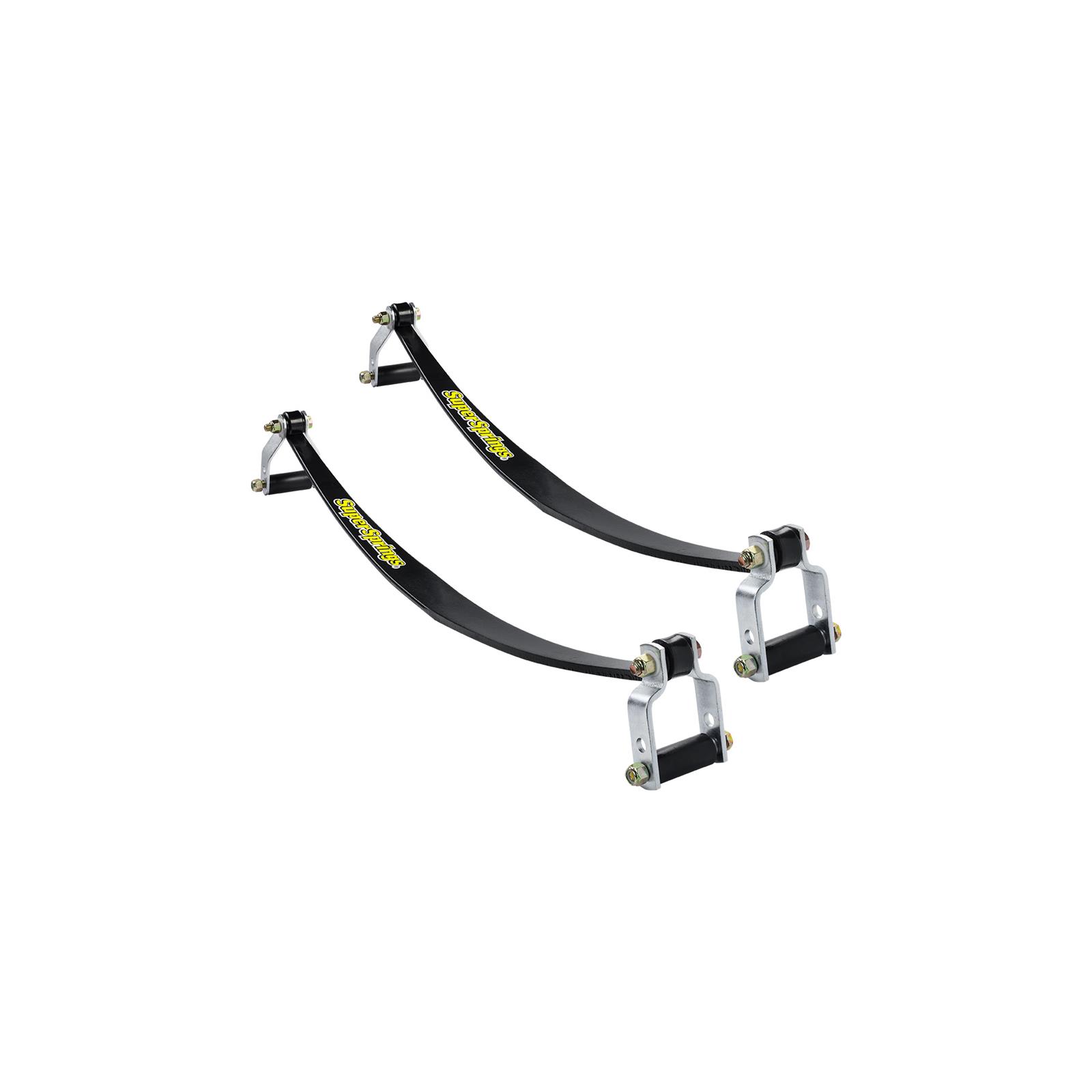 SuperSprings Suspension Helper Springs SSA7 Leaf Spring, SuperSprings, 1,100 lbs. Spring Capacity Increase, Chevy, Dodge, GMC, Toyota, Pair