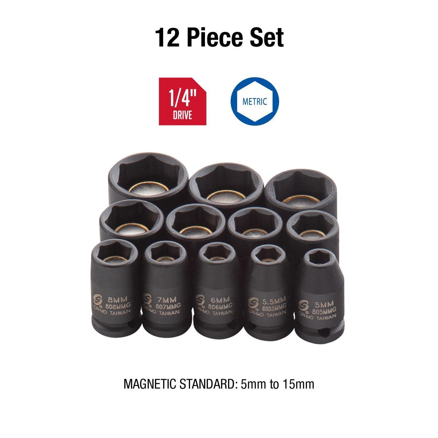 Sunex 1822 Sunex Tools Magnetic Impact Sockets | Summit Racing