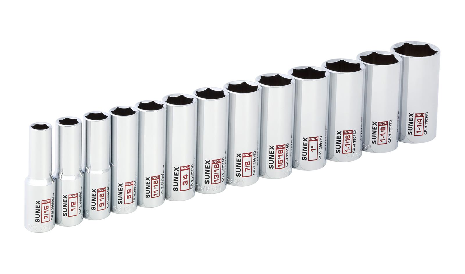 Sunex 29002D Sunex Tools Laser-Etched Socket Sets | Summit Racing