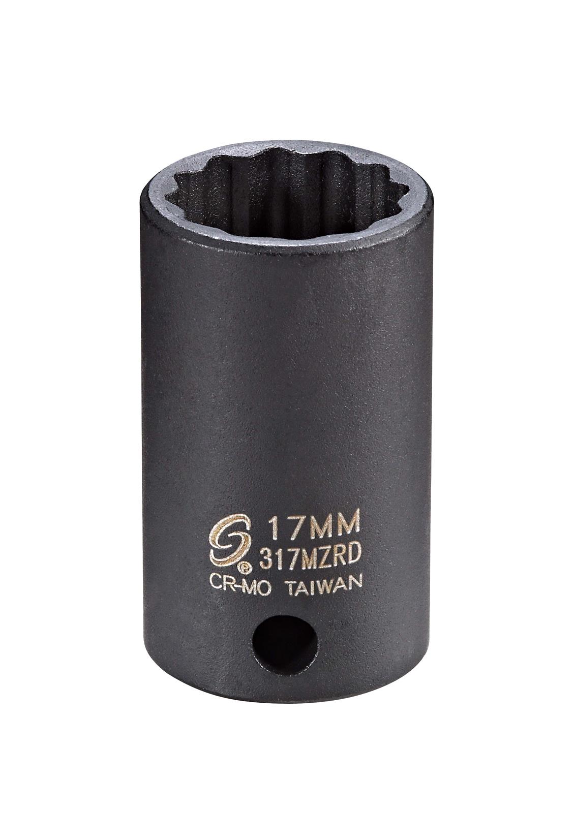 Sunex 3/8" Antrieb 17 Mm 12-kant Semi-deep Schlag Stecknuss - Chrom-Molybdän-Stahl