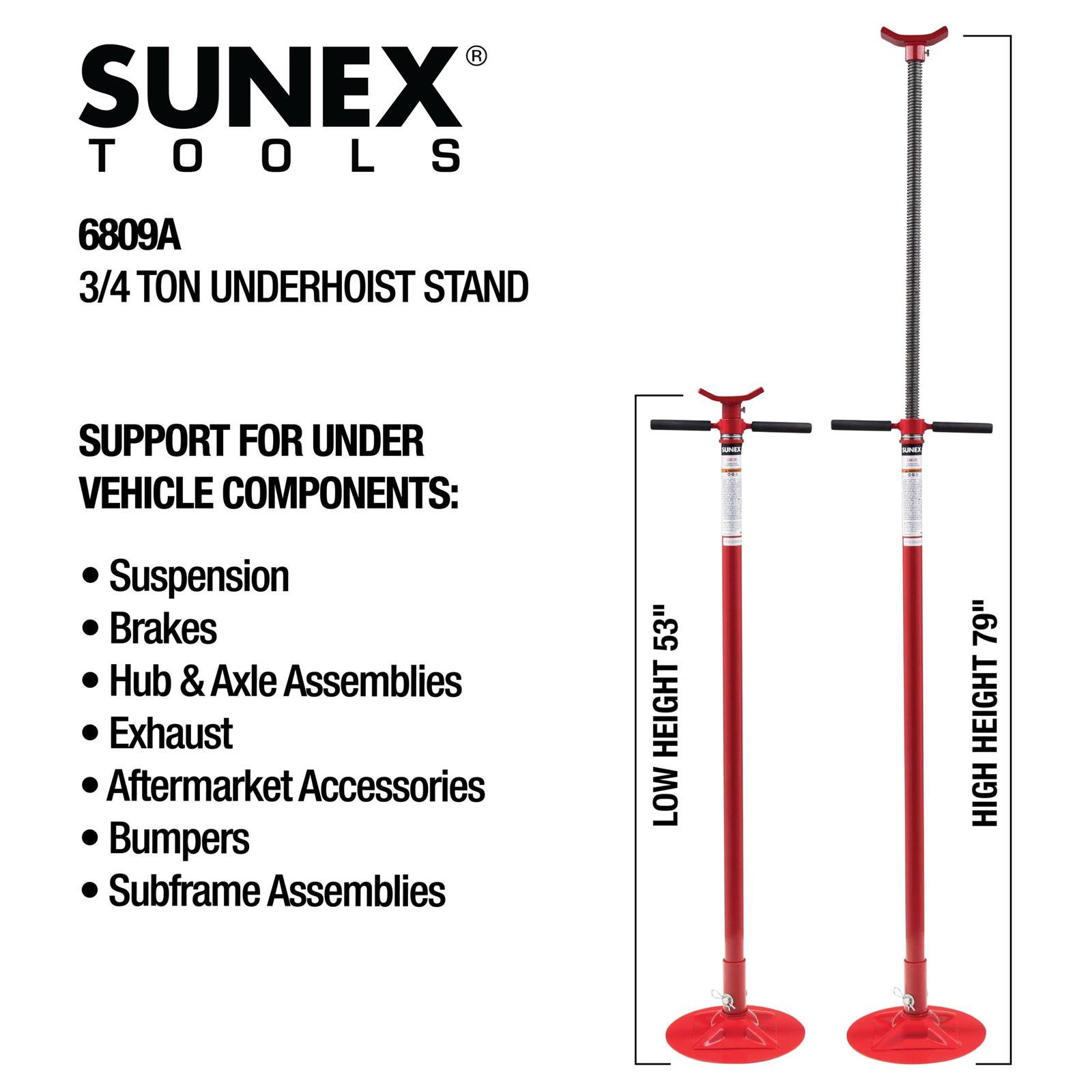Sunex 6809A Sunex Tools Basic Under Hoist Stands | Summit Racing