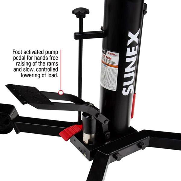 オリジナルエクステンション　(ブラック) Sunex 7793B Sunex Tools Telescopic Transmission Jacks | Summit Racing