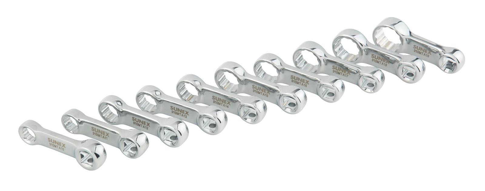 Sunex 910MTAS Sunex Tools 3/8 in. Drive Metric Torque Adapter Sets