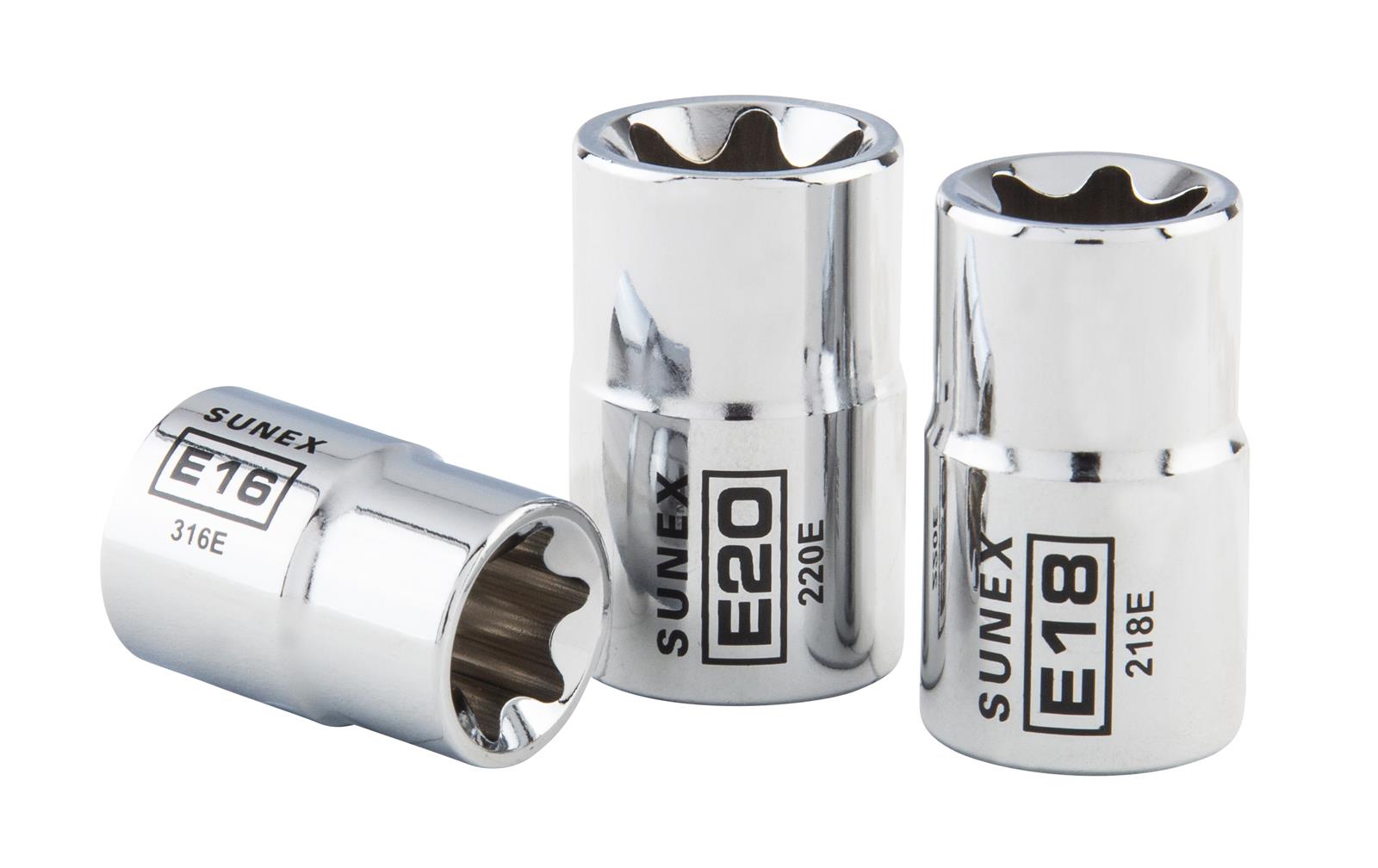 Sunex 912311E Sunex Tools Universal External Star Sockets Summit Racing