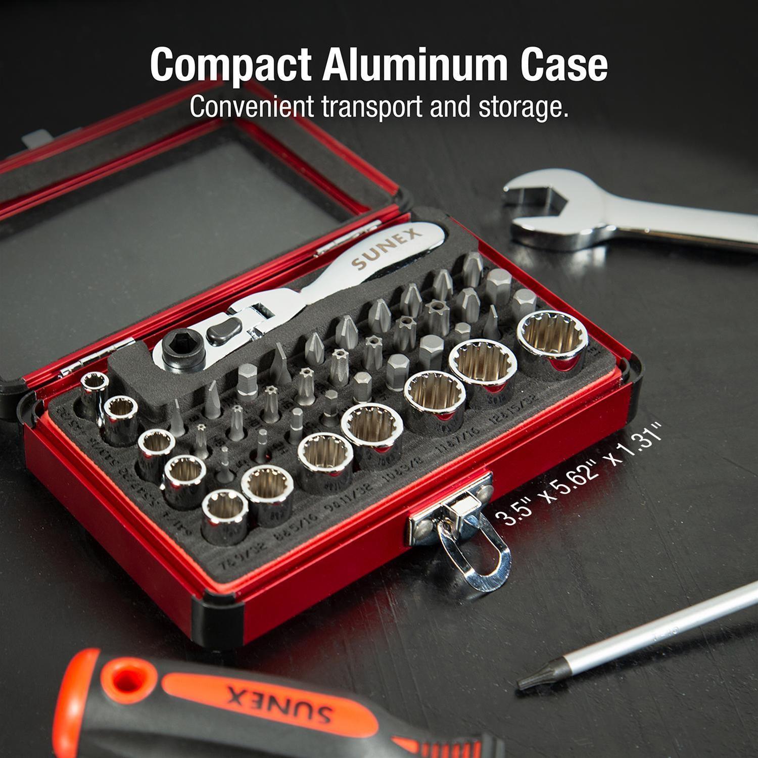 Sunex 9732 Sunex Tools 44-Piece Mini Bit and Socket Sets | Summit