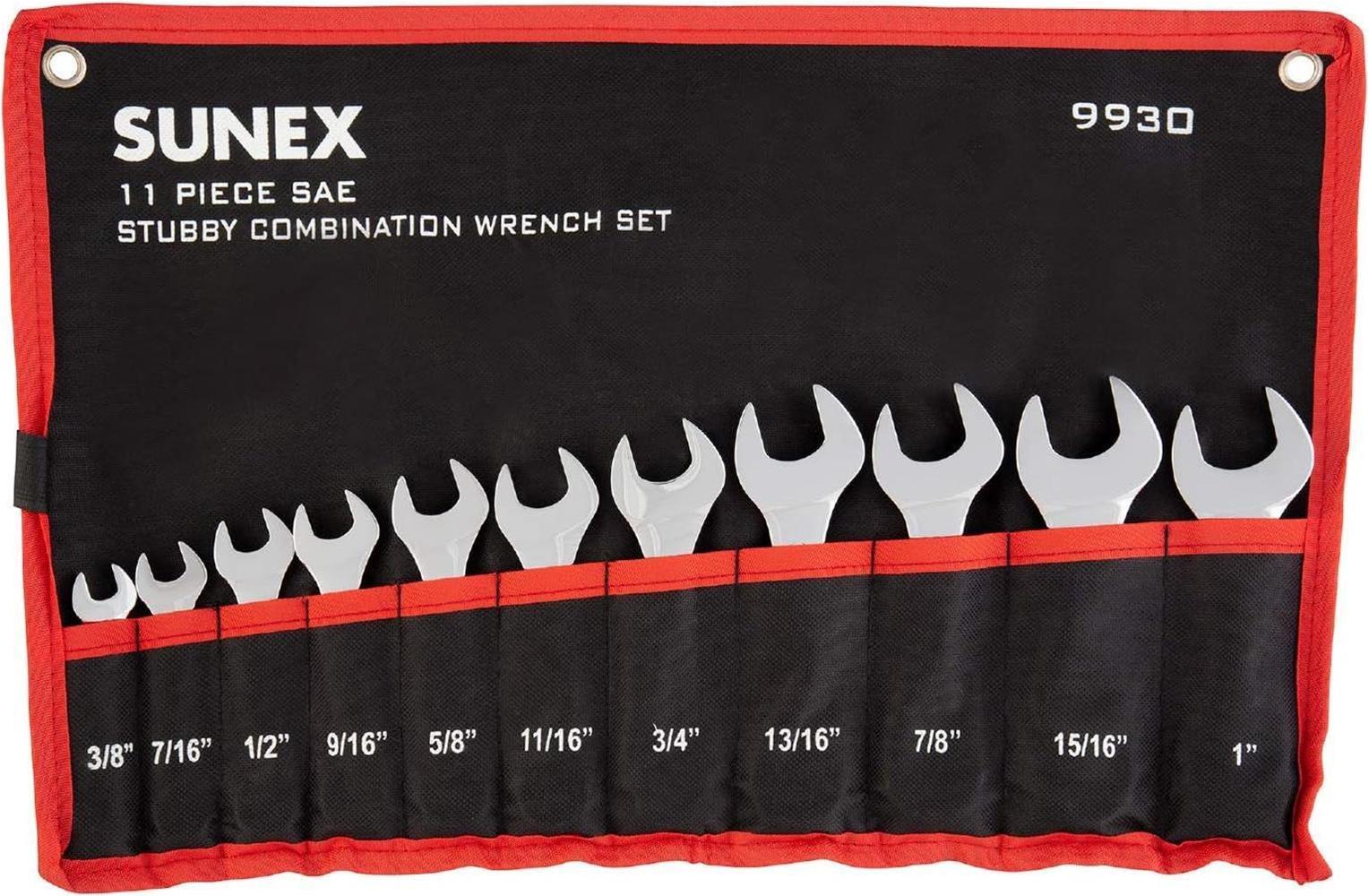 Sunex 9930 Sunex Tools Stubby Combination Wrenches | Summit Racing