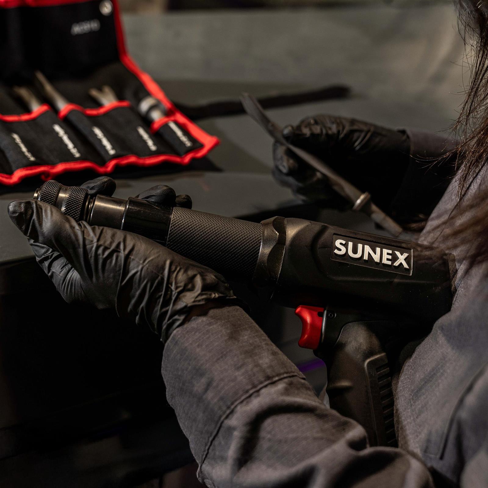 Sunex SX2302K Sunex Tools Heavy-Duty Long Barrel Air Hammers