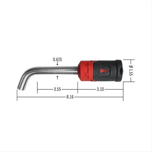 BOLT Receiver Locks 7018445 Lock, 0.625 in. Receiver/Coupler Diameter, Uses GM Ignition Key, Each