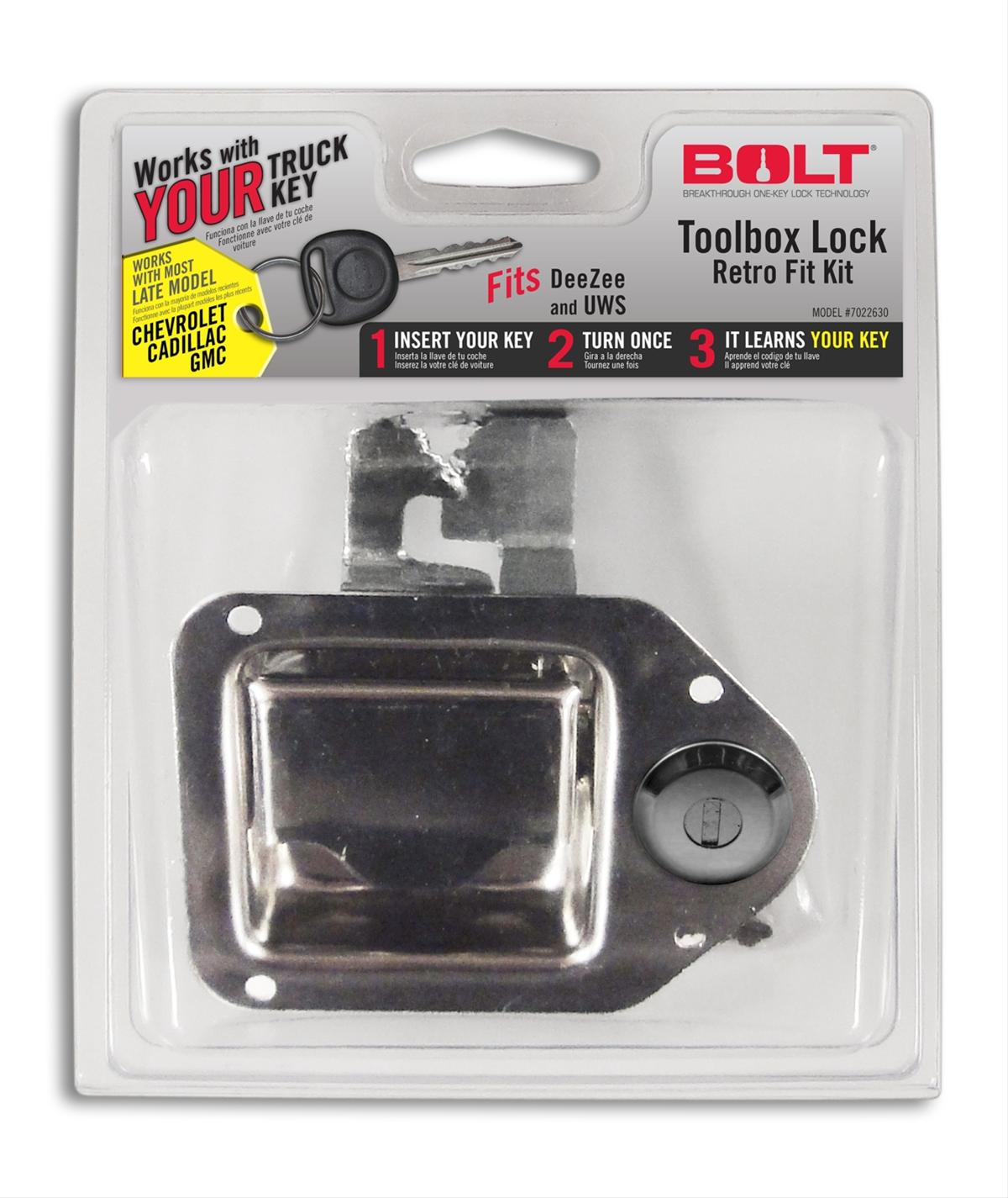 BOLT 7022697 BOLT Toolbox Latch RetroFit Kits Summit Racing