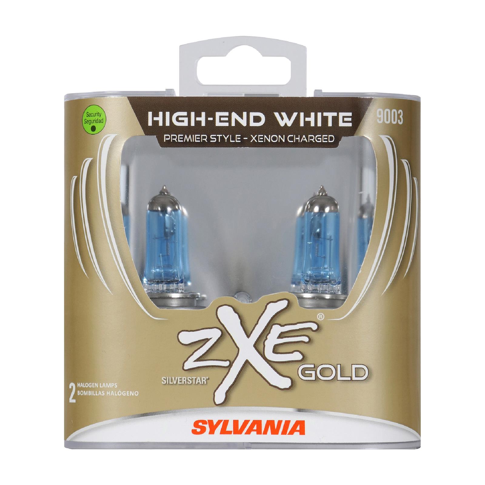 Sylvania Lighting 9003SZG.PB2 Sylvania Lighting ZXE Gold Halogen Light  Bulbs | Summit Racing