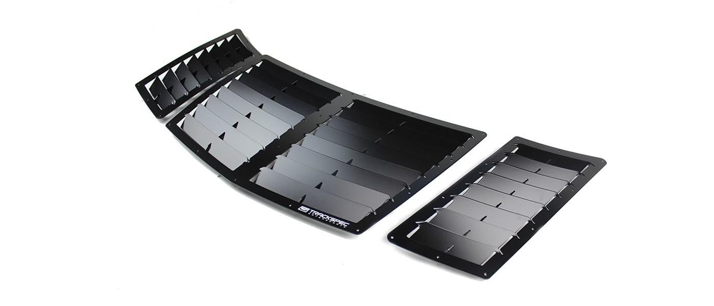 Trackspec Motorsports 370ZHL Trackspec Hood Louvers | Summit Racing