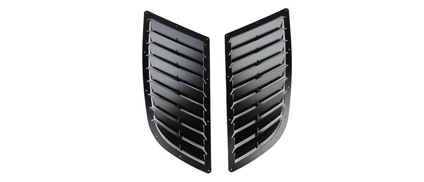 Trackspec Motorsports E9092M3SL Trackspec Hood Louvers | Summit Racing