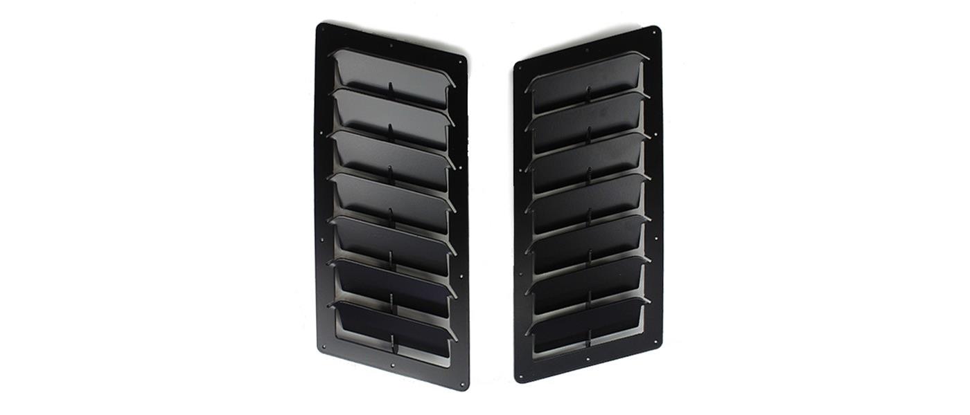 Trackspec Motorsports U5512AHL-B Trackspec Hood Louvers | Summit