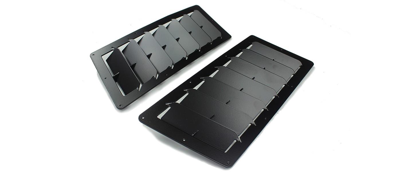 Trackspec Motorsports U5512AHL-B Trackspec Hood Louvers | Summit