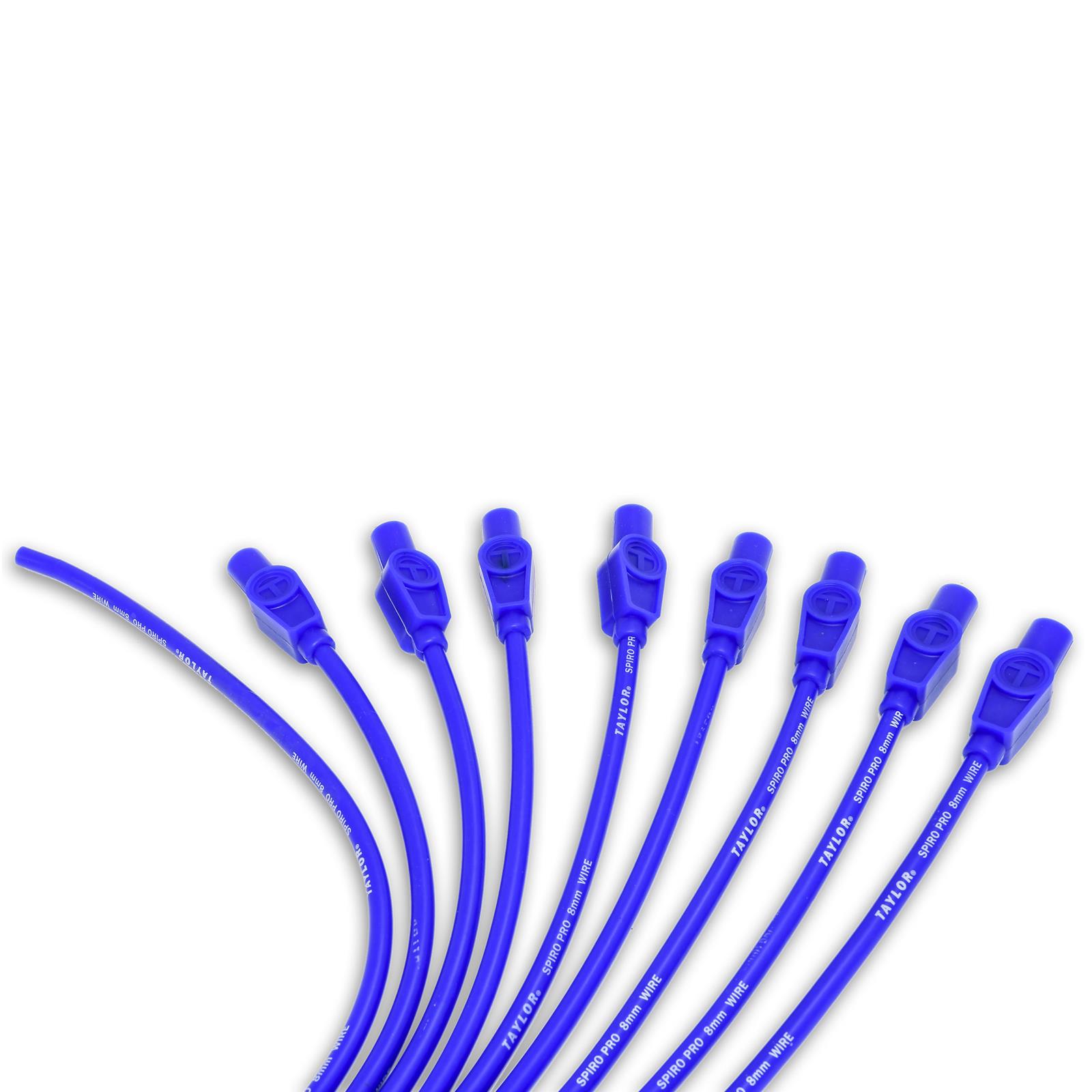 Taylor Cable Spark Plug Wire Set 8mm Spiro-Pro Wire 73655 Taylor Cable Spark Plug Wire Set 8mm Spiro-Pro Wire 73655