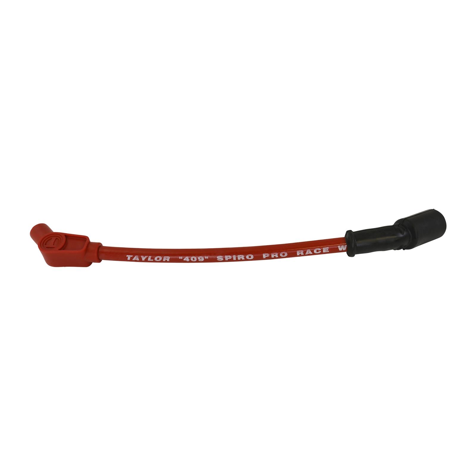 Taylor 409 Race-Fit Pro Race Spark Plug Wires 79214 Wire, Pro, Spiral Core, 10.4mm, Red, Coil Pack, 11.750 in. Long, Buick, Cadillac, Chevy, GMC, Hummer, Isuzu, Saab thumbnail 4