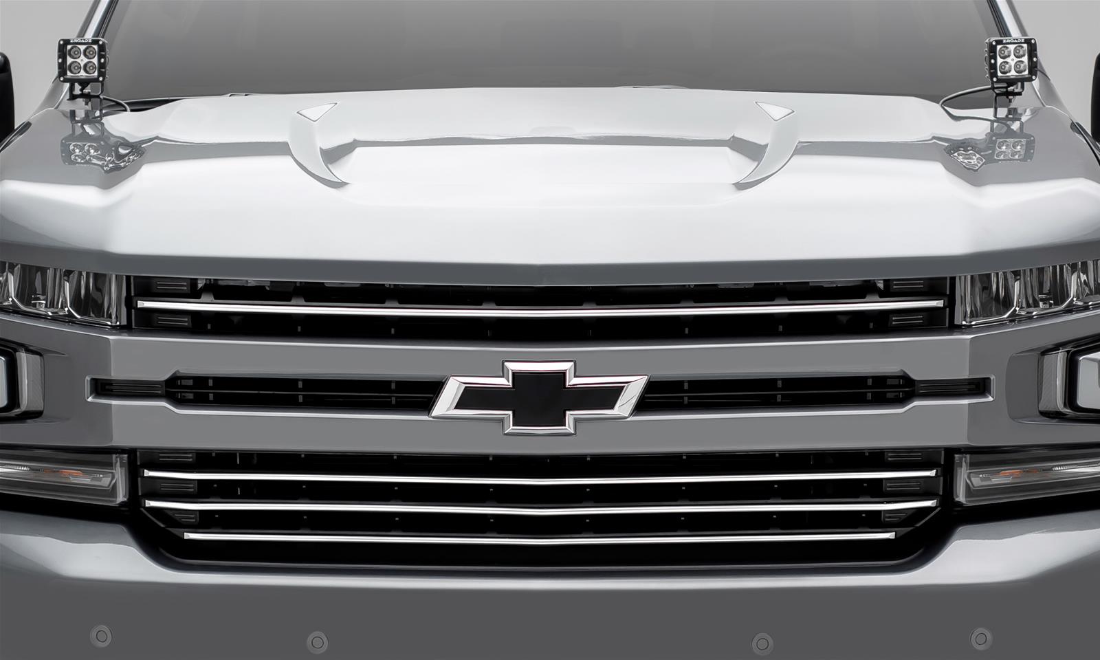 2019-2021 Silverado 1500 Custom front grille letter inserts CHEVROLET