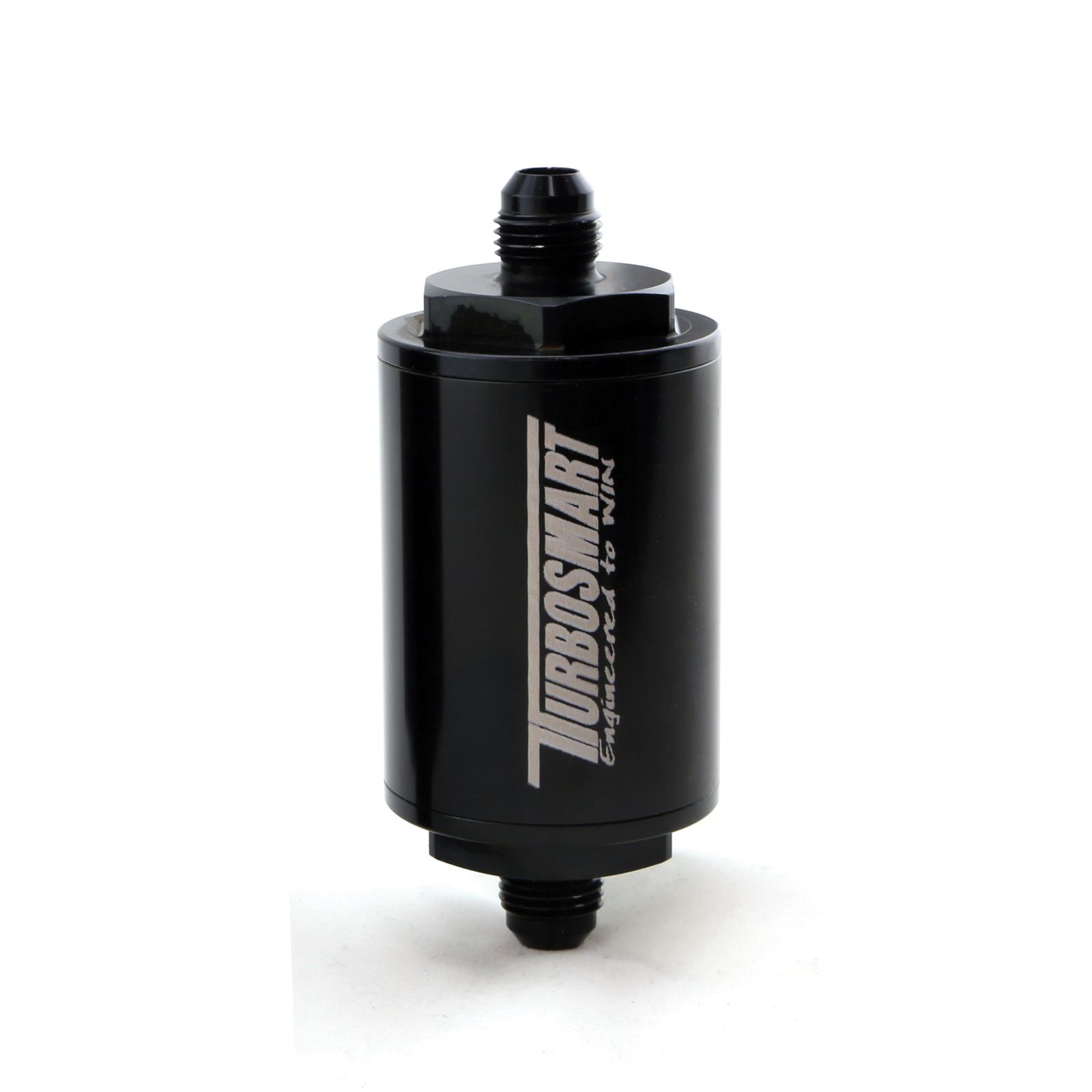 Turbosmart FPR Billet Fuel Filter 10um -6AN  Black TS-0402-1130