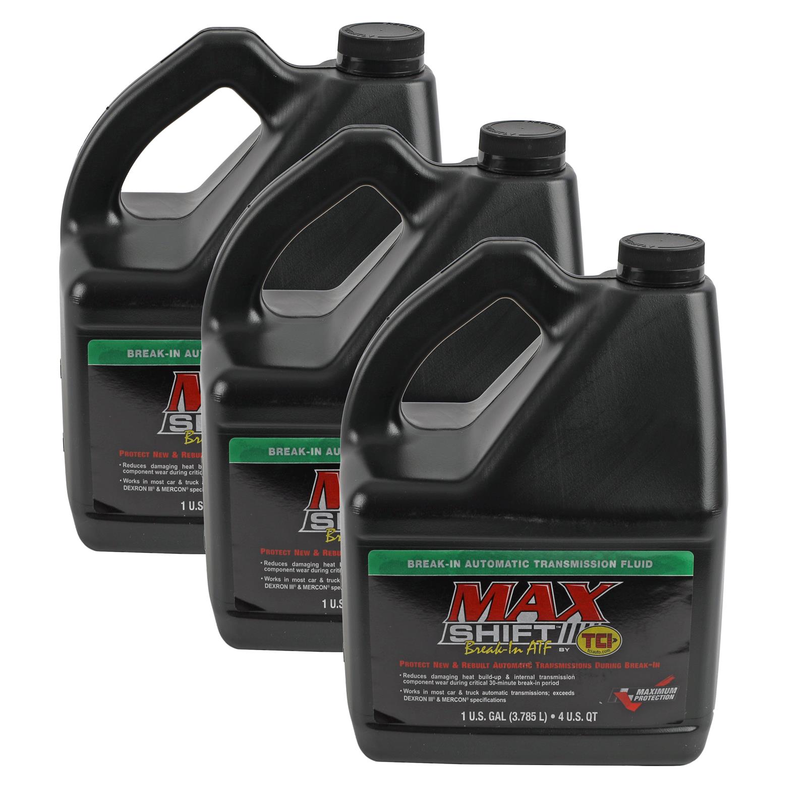 TCI Max Shift Break-In Transmission Fluid 15900TCI ATF Break-in Trans Fluid,l 3 Gal, Set