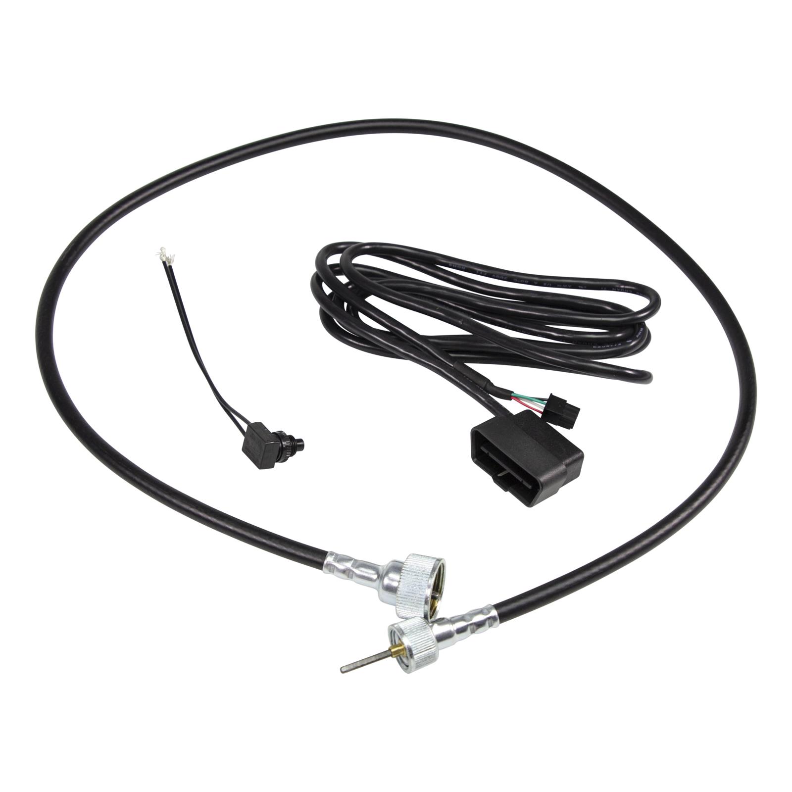 TCI Speedometer Cables 377305-1 Cable, for TCI-377300, Threaded, 5/8-18, 36.750 in. Length, Ford, GM, Mopar, Pre-1976, Each