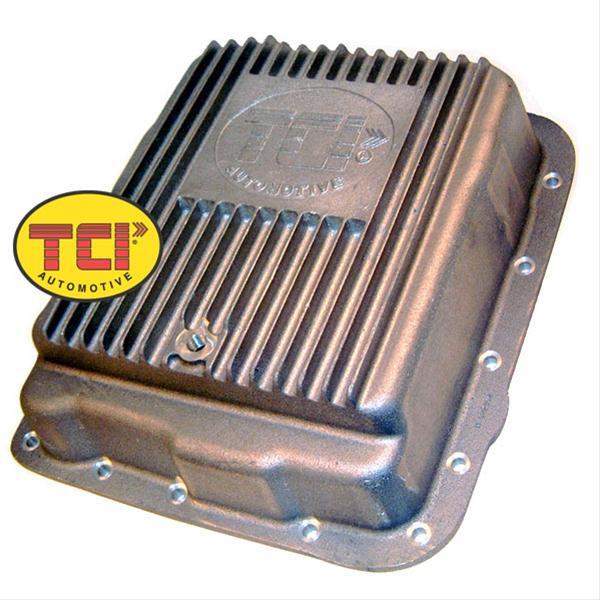 TCI Transmission Pans 378000 Automatic Pan, Deep, Aluminum, Natural, GM, 700R4, 4L60E, Each thumbnail 2