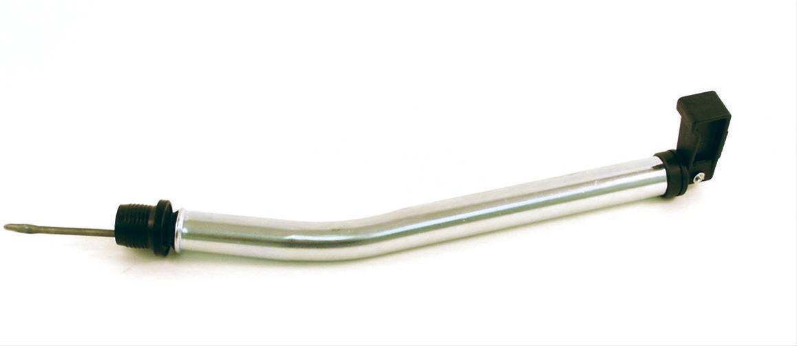 TCI Filler Tubes and Dipsticks 743850 Automatic Transmission Dipstick with Tube, Locking, Steel/Plastic, Gold Dichromate, Black, Shorty, Powerglide
