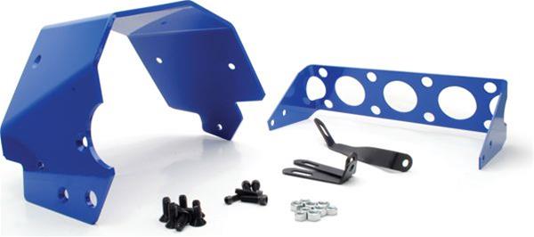 TCI Transmission Shields 976005 Automatic Shield, Case, Aluminum, Blue Powdercoated, Ford, C-6, Kit