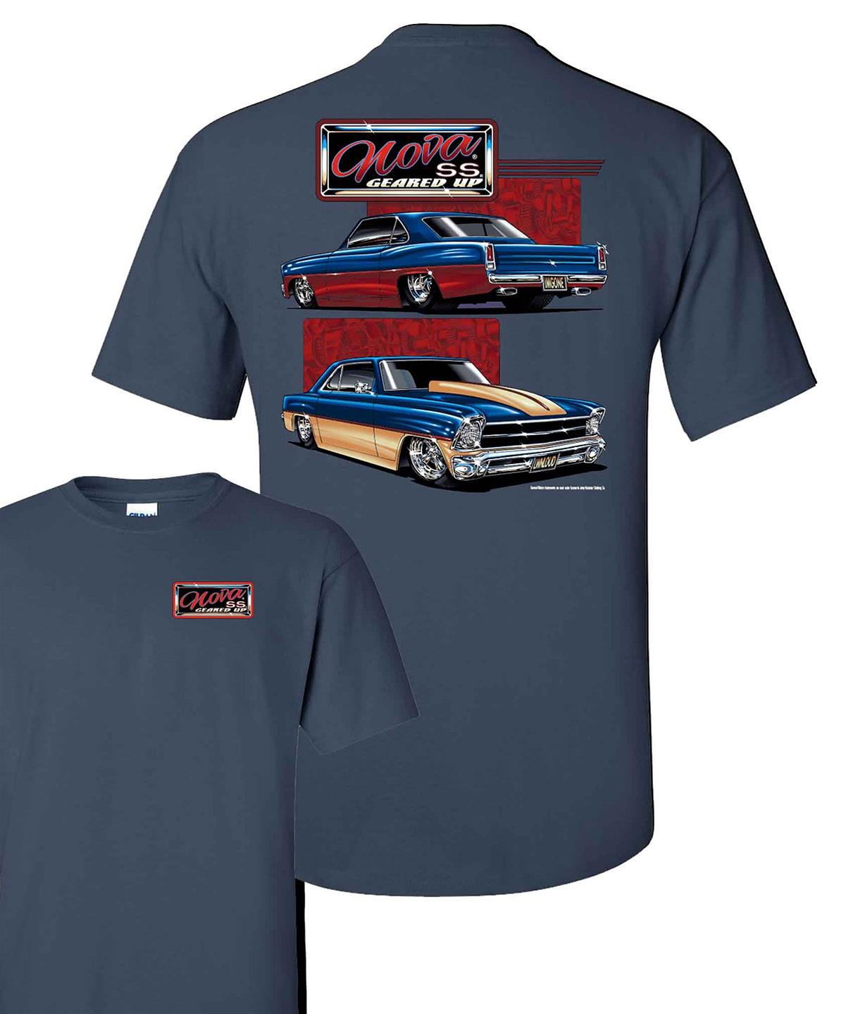 Summit Gifts TDC-256 LG Chevy Nova SS Geared Up T-Shirt | Summit Racing