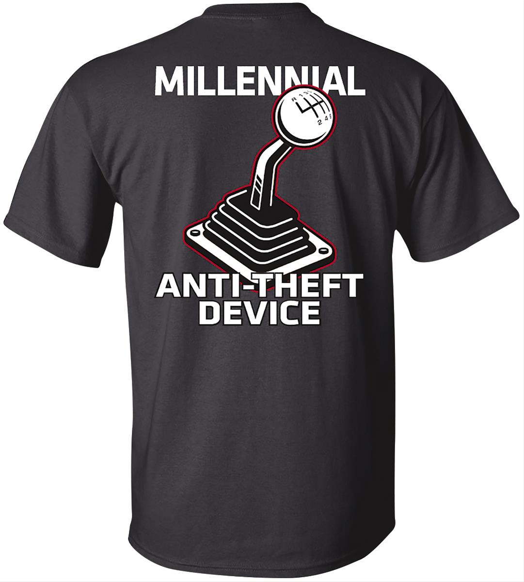 Millennial anti theft device sticker