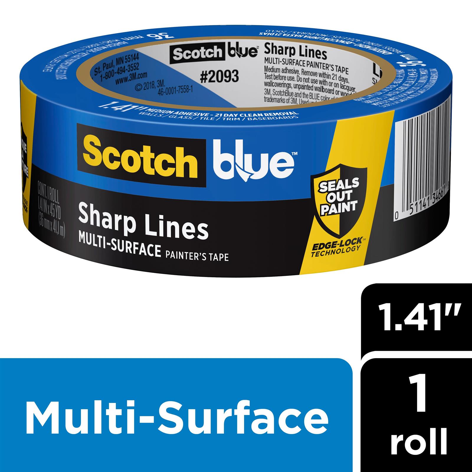 3M Products ScotchBlue Sharp Line Multi-Surface Painter's Tape