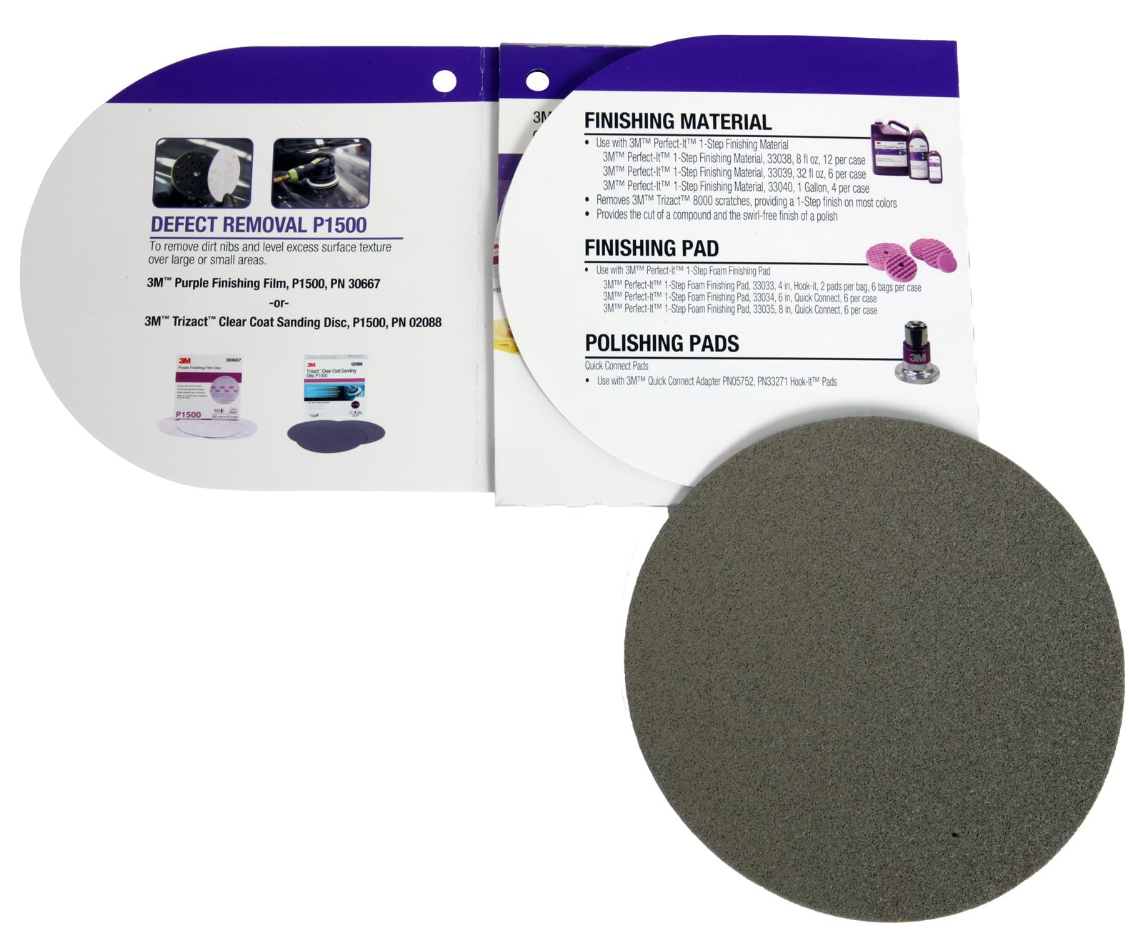 3M 7100190983 3M Products Trizact Hookit Foam Discs | Summit Racing