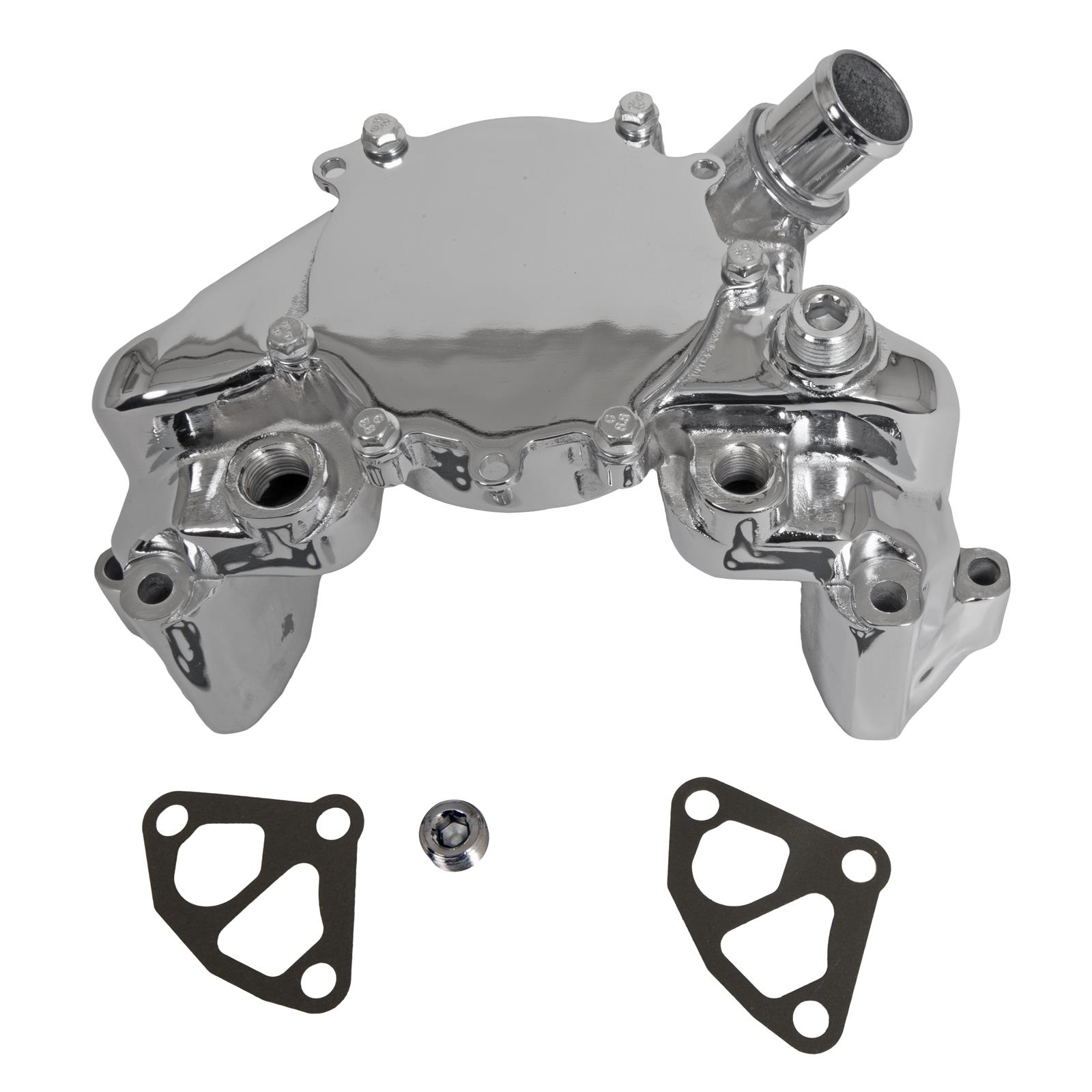 Tuff Stuff Performance Platinum Series Water Pumps 1362A Pump, Mechanical, Standard-Volume, Clockwise, Aluminum, Chrome, Chevy, Pontiac, 5.7L LT, Each