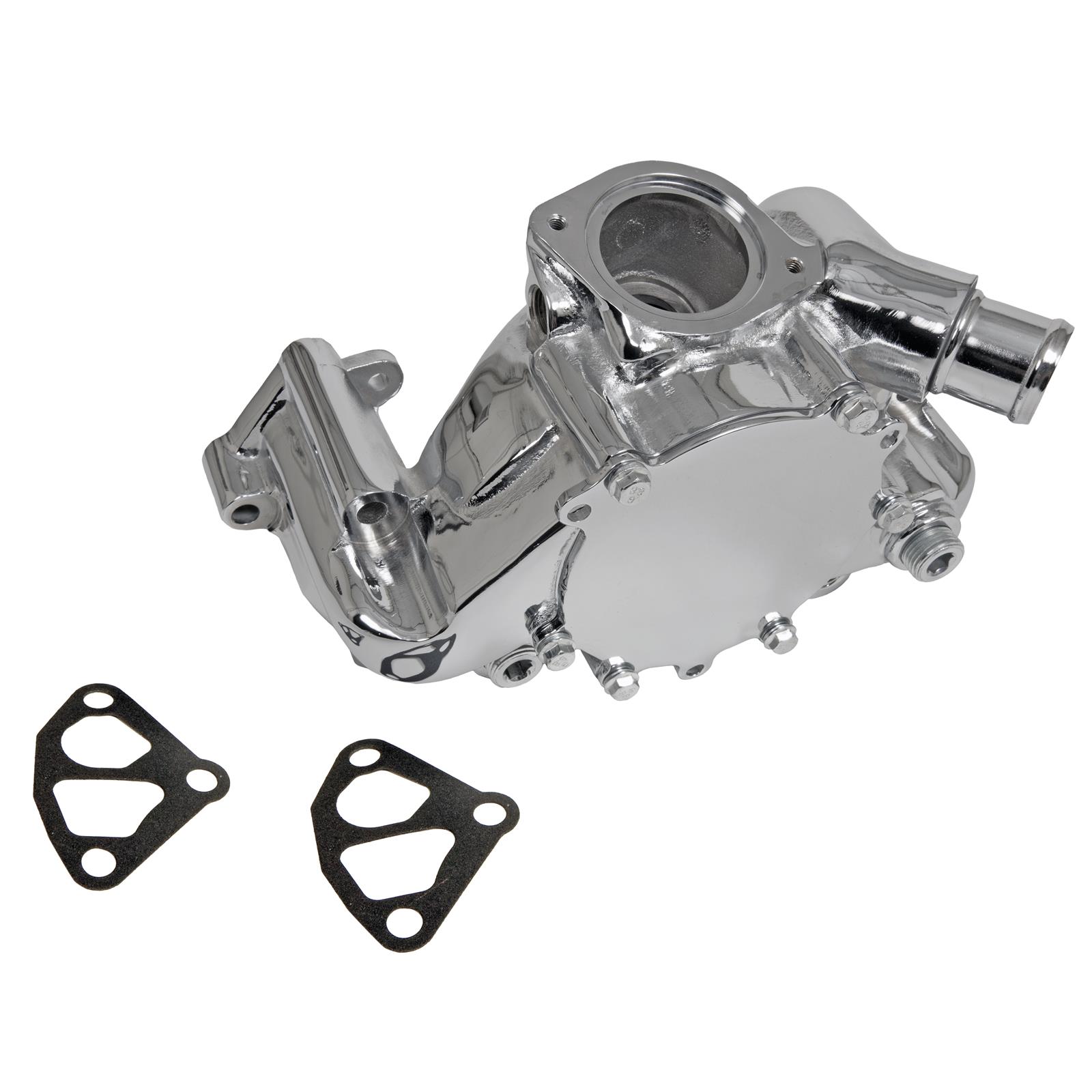 Tuff Stuff Performance Platinum Series Water Pumps 1362A Pump, Mechanical, Standard-Volume, Clockwise, Aluminum, Chrome, Chevy, Pontiac, 5.7L LT, Each thumbnail 2