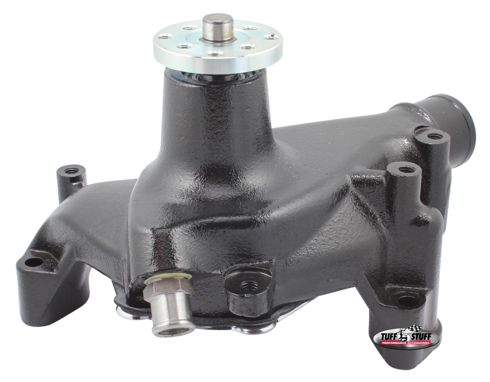 Tuff Stuff Performance Supercool Water Pumps 1448NCBLK Pump, Supercool, Long, Mechanical, High-Volume, Aluminum, Black, Chevrolet, Small Block Gen I, Each