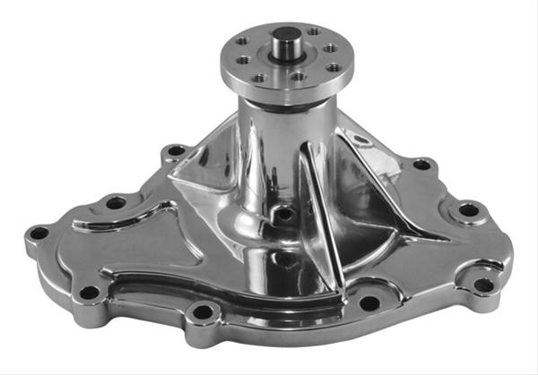 Tuff Stuff Performance Supercool Water Pumps 1475AA Pump, Mechanical, High-Volume, Aluminum, Chrome, Pontiac, 400, 455, Each