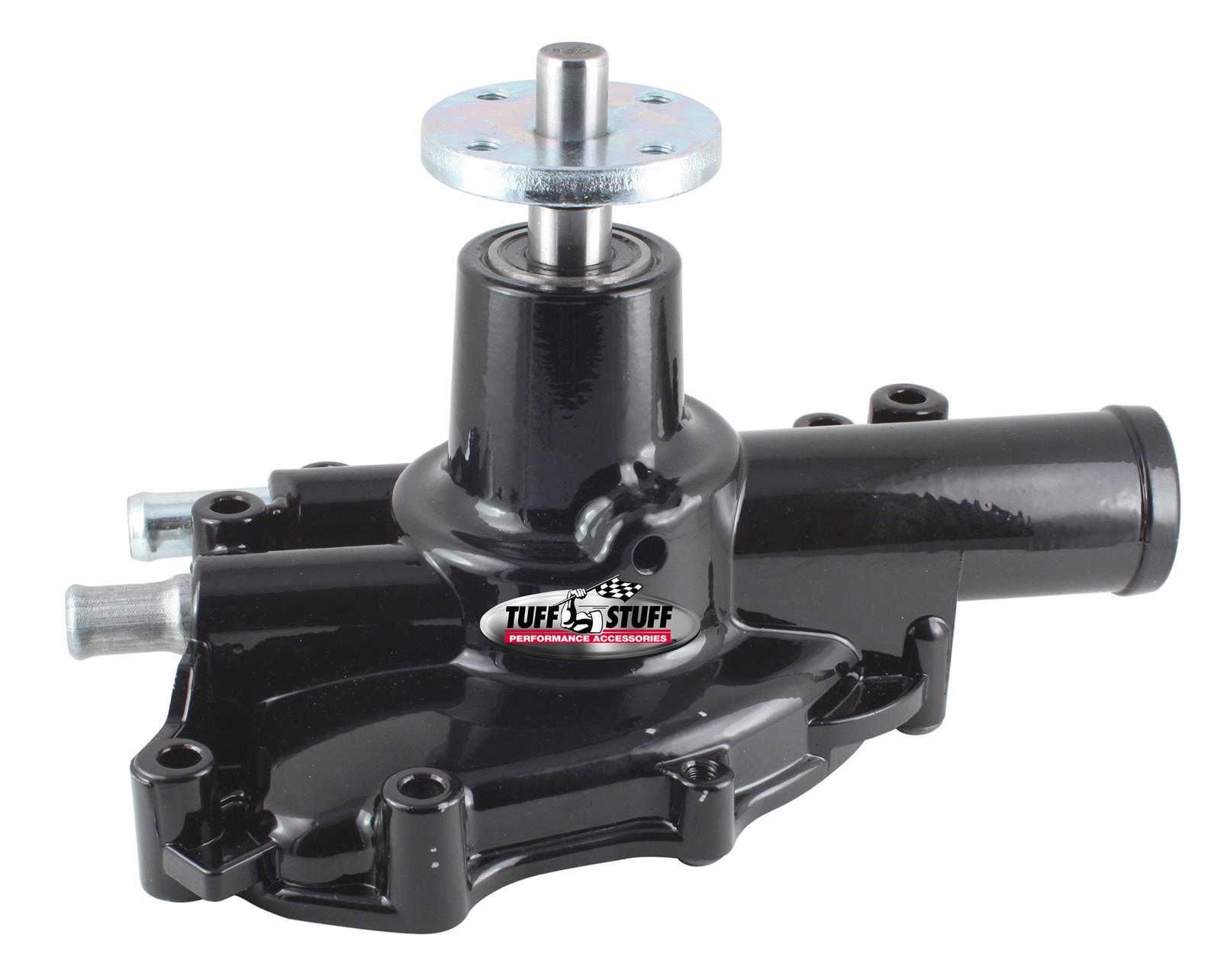 Tuff Stuff Performance Supercool Water Pumps for 1986-1993 MUSTANG - 1594NF Pump, Mechanical, High-Volume, Conterclockwise, Aluminum, Black, Ford, Mercury, Small Block, Each