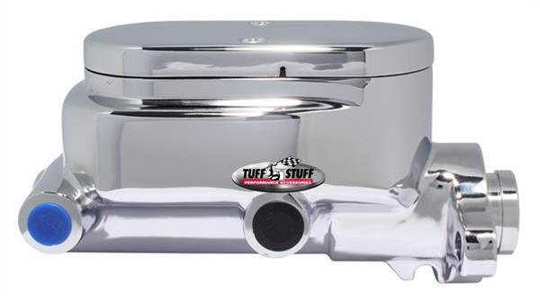 Tuff Stuff Performance Brake Master Cylinders 2027NC Cylinder, Aluminum, Chrome, 1 1/8 in. Shallow Bore, Each thumbnail 2