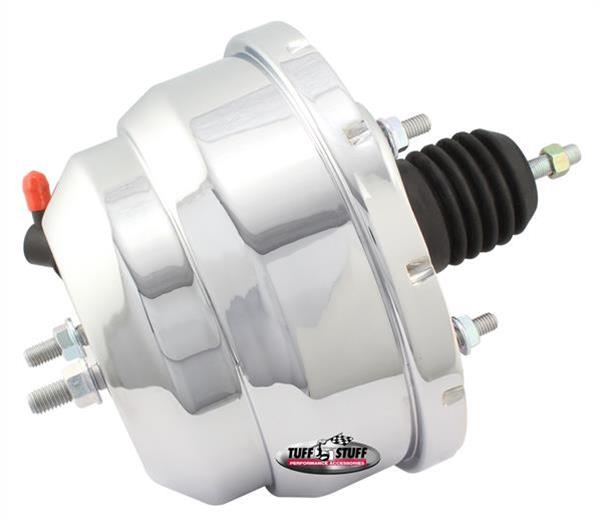 Tuff Stuff Performance Brake Boosters 2223NA Power Booster, 8 in. Diameter, Chrome Plated, Dual Diaphram, Each