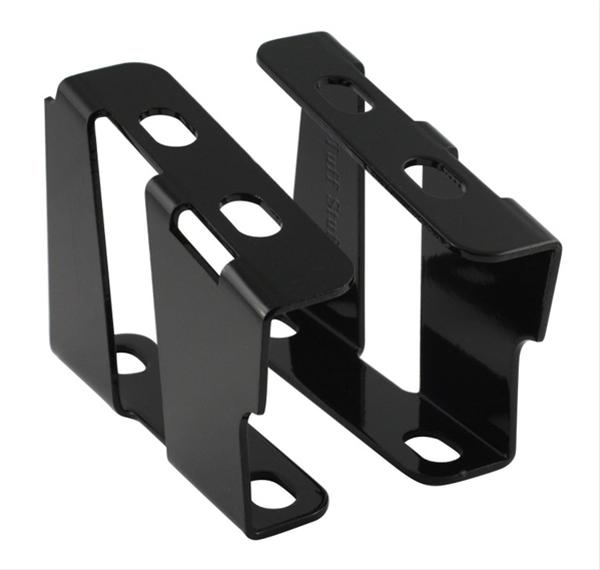 Tuff Stuff Performance Power Booster Mounting Brackets 4651C Bracket, Angled, GM 1955-1964 Style, Black Powdercoat, Each