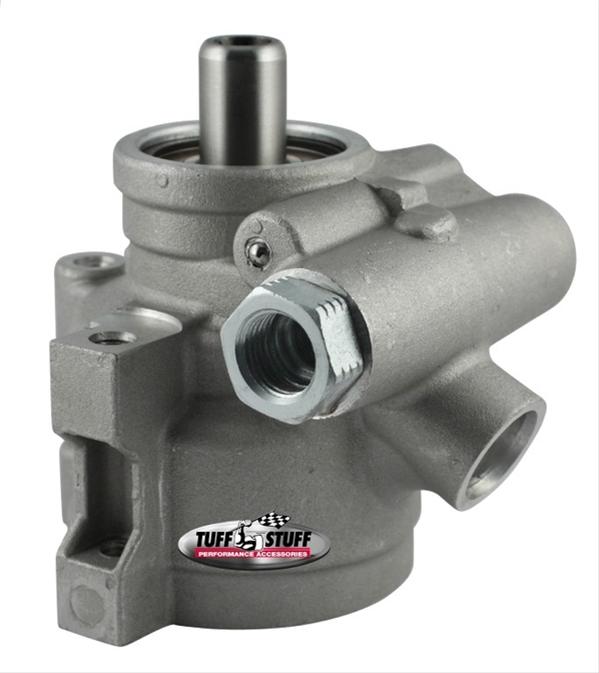 Tuff Stuff Performance Power Steering Pumps 6170AL-1 Pump, Natural, GM Type 2, High Flow, Stock Inlet, Stock Outlet, Each