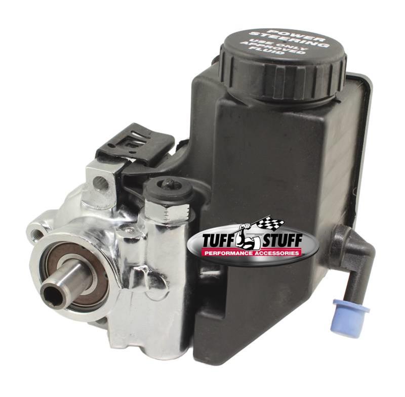 Tuff Stuff Performance Power Steering Pumps 7890C Type II Pump 6175ALD-7 And 6175ARES Assembled, Chrome