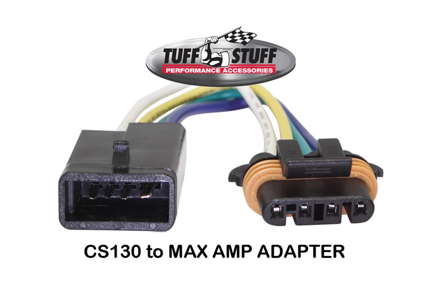 Tuff Stuff Performance MAX AMP Output Factory Cast-Plus Alternators 8321FC1GOE Alternator, 225 AMP, 1-Groove, OEM Wire, Natural, V-Belt Pulley, Center Offset, Each thumbnail 2